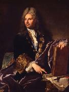 Hyacinthe Rigaud Robert de Cotte oil